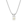 9ct Gold Opal Pendant Necklace
