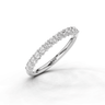 Diamond Shared Claw Set 1.8mm Band 40% Coverage