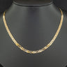 9ct Yellow Gold 19 Inch Scroll Chain Necklace 10g