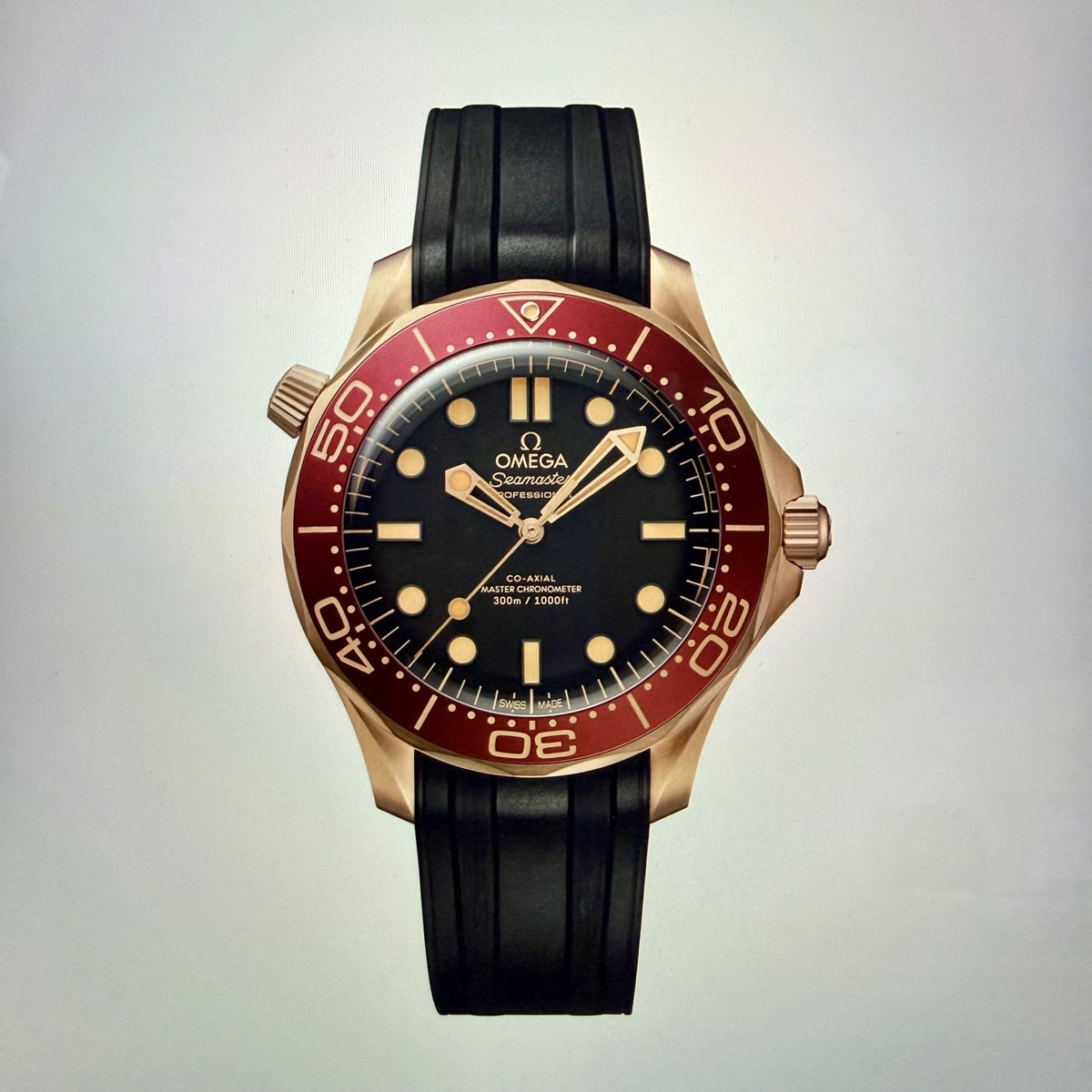 Seamaster Diver 300mm Bronze Gold - Unworn With Box And Papers