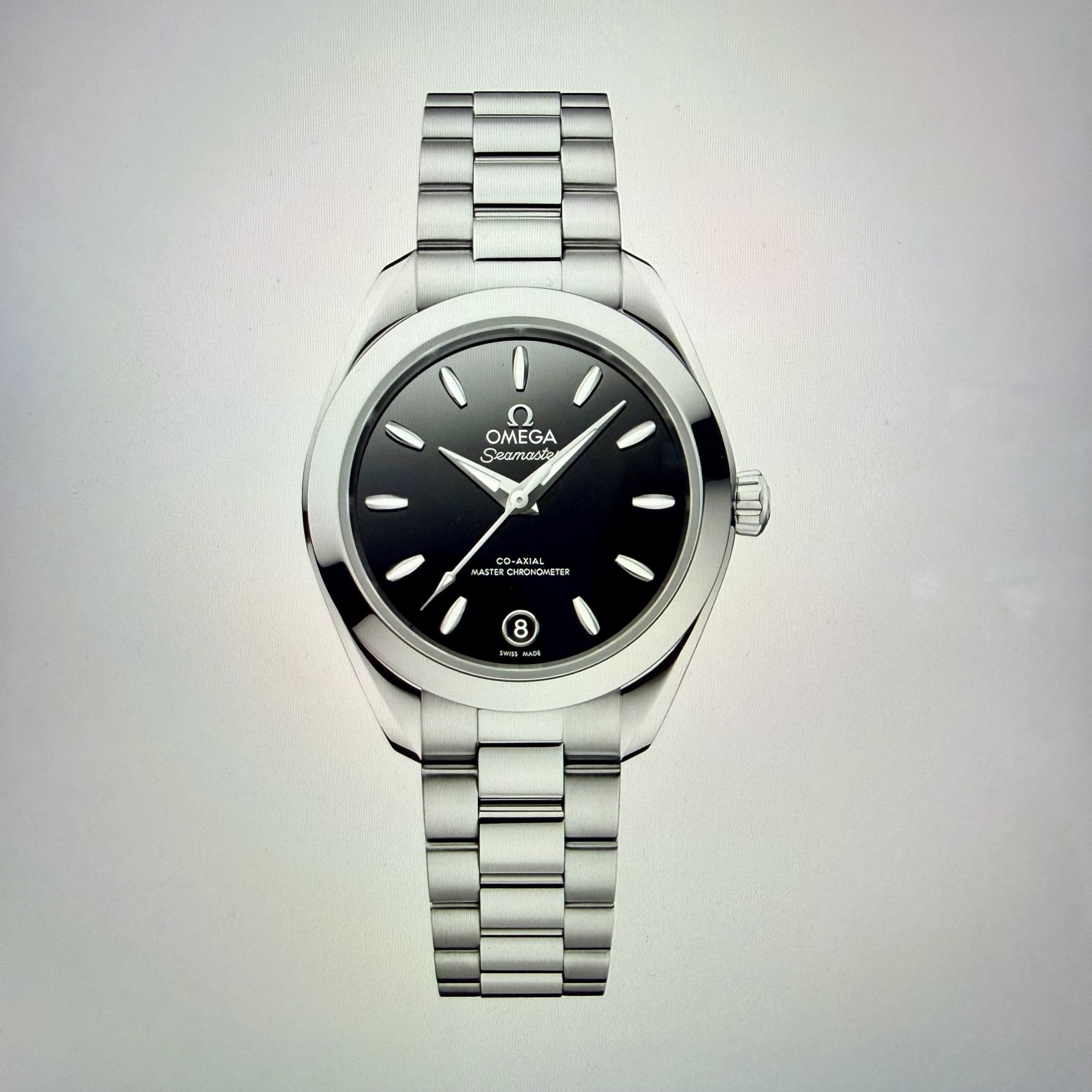 Aqua Terra 30mm Black - Unworn With Box And Papers