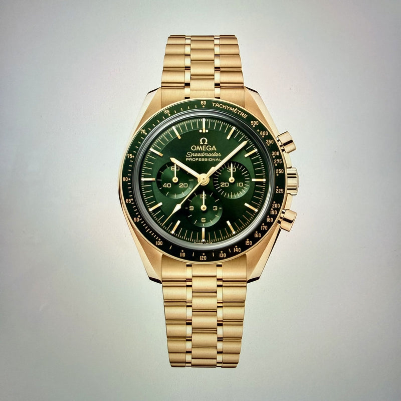 Speedmaster Moonwatch 42mm Moonshine- Unworn With Box And Papers