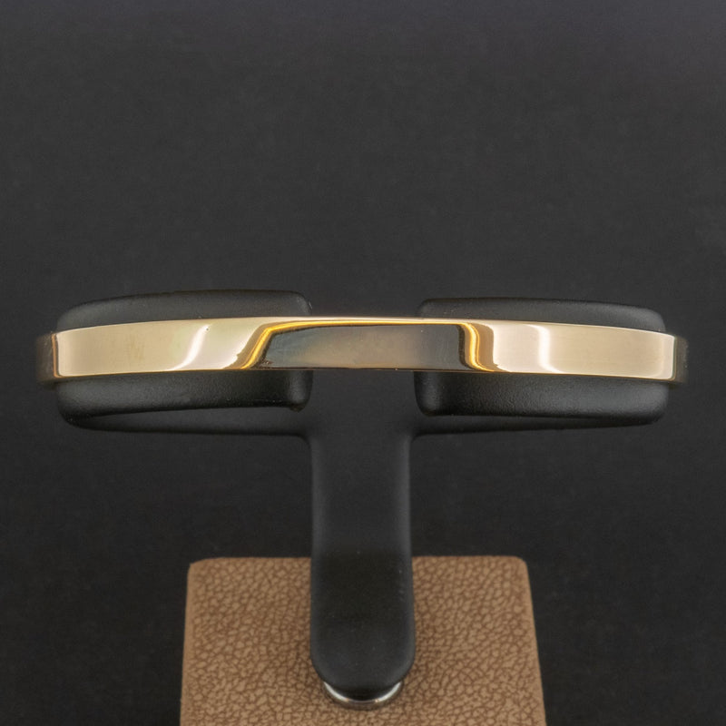 9ct Yellow Gold Flat Court Bangle 18.1g