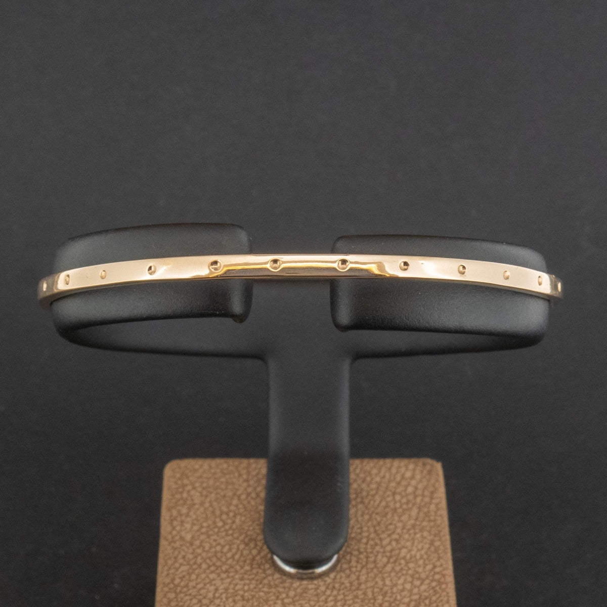 9ct Yellow Gold Patterned Bangle 11.5g
