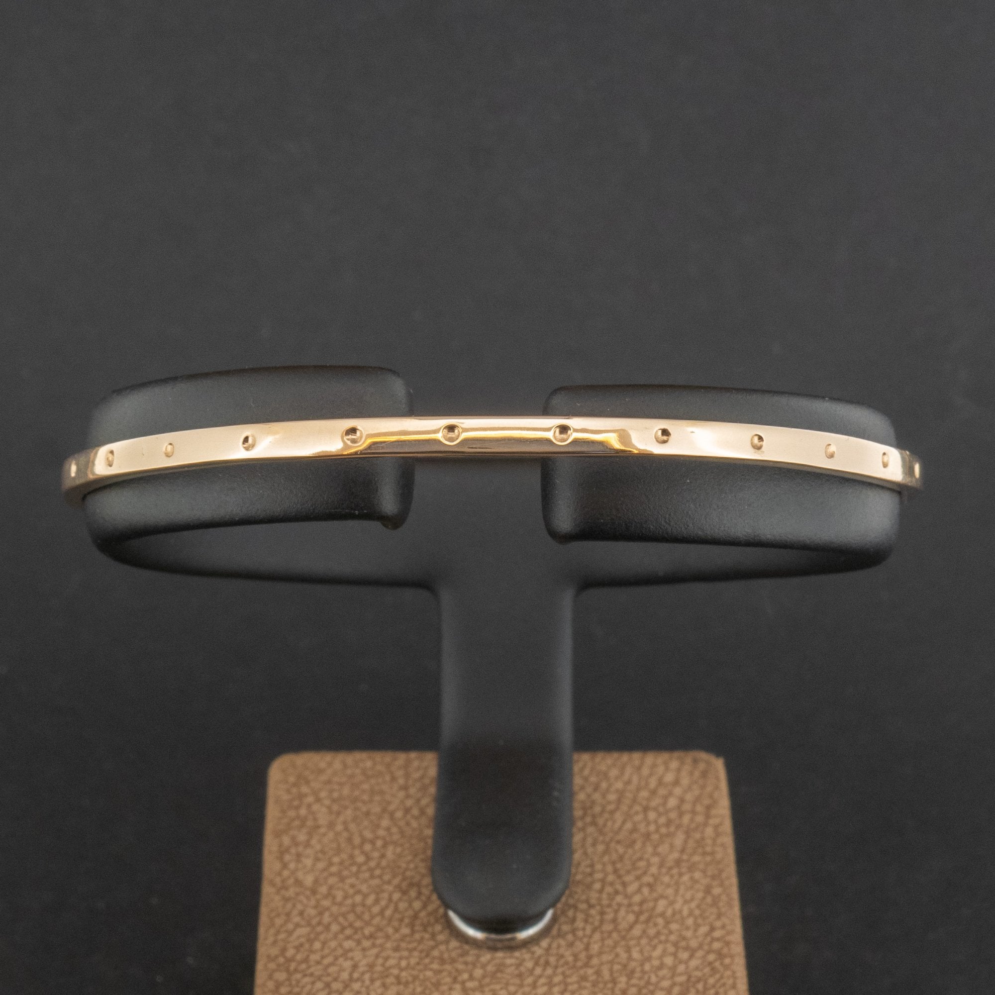 9ct Yellow Gold Patterned Bangle 11.5g