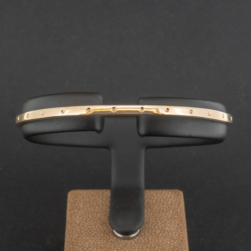 9ct Yellow Gold Patterned Bangle 11.5g