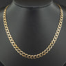 9ct Yellow Gold 18 Inch Curb Chain Necklace 12.3g