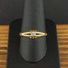 18ct Yellow Gold 0.15ct Diamond Solitaire Ring Size T 3.6g