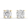 Round 4 Claw Diamond Stud Earrings