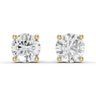 Round 4 Claw Diamond Stud Earrings