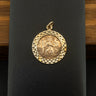 9ct Yellow Gold St Christopher Pendant 3.8g