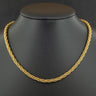 9ct Yellow Gold 18 Inch Twist Chain Necklace 10.9g