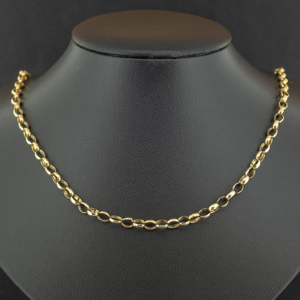9ct Yellow Gold 27 Inch Belcher Chain Necklace 14.7g