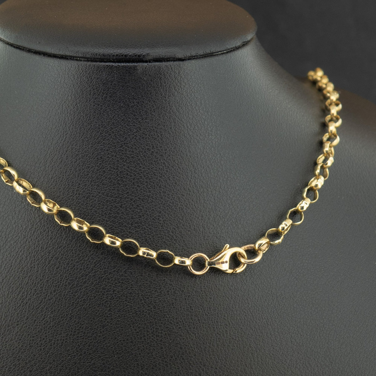9ct Yellow Gold 27 Inch Belcher Chain Necklace 14.7g