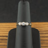 18ct Yellow Gold Diamond Trilogy Ring Size M 2.3g