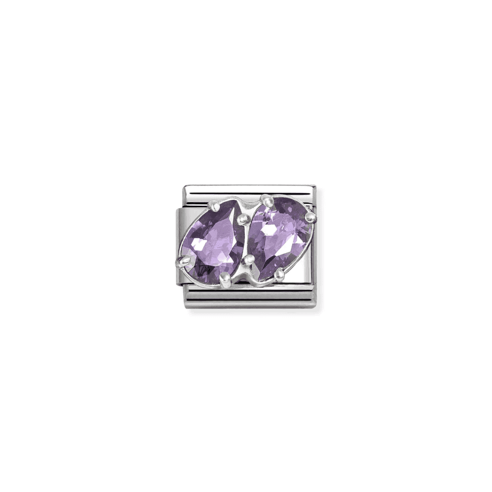 Composable Classic Link, Purple Twin Drops