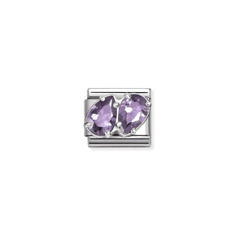 Composable Classic Link, Purple Twin Drops