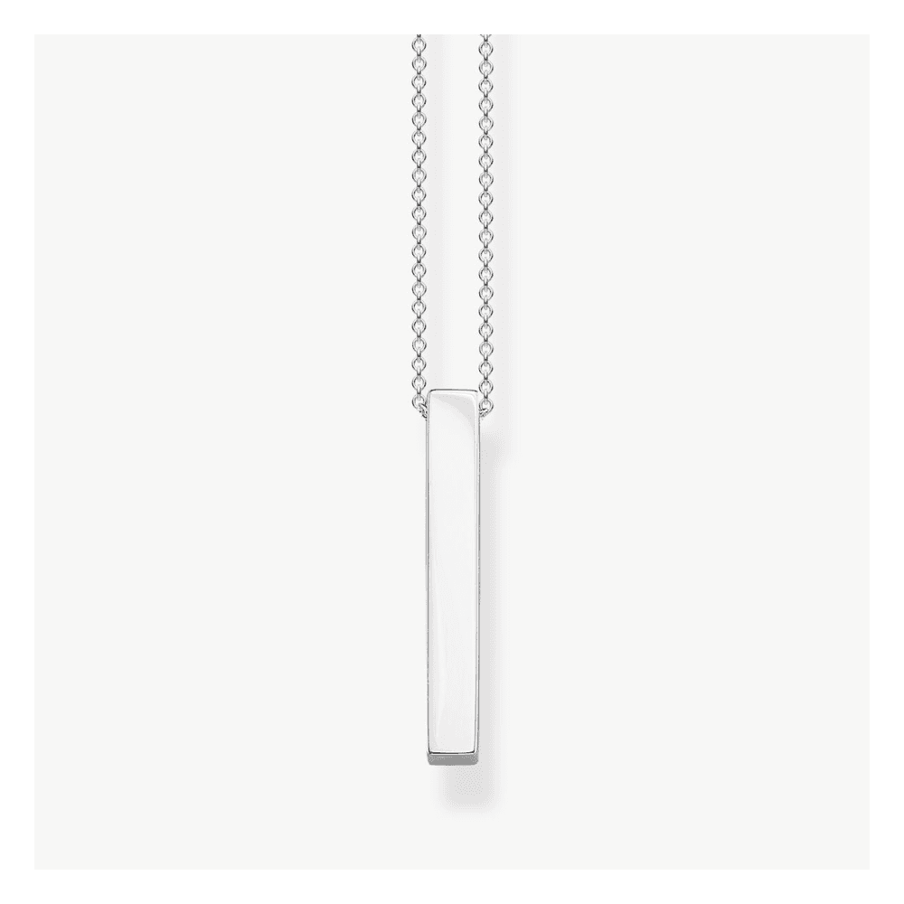 Necklace Silver Cuboid
