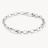 Charm Bracelet with Connect Link Silver