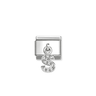 Composable Classic Link, CZ Letter S Pendant
