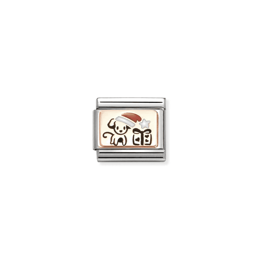 Composable Classic Link, Puppy Santa Hat