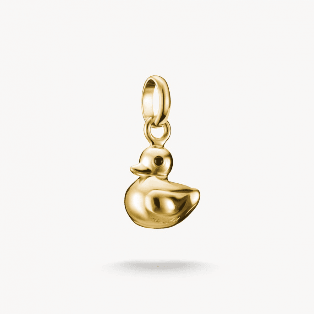 Charm Pendant Duck Connect Gold-Plated