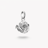 Charm Pendant Rose Blossom Connect Silver