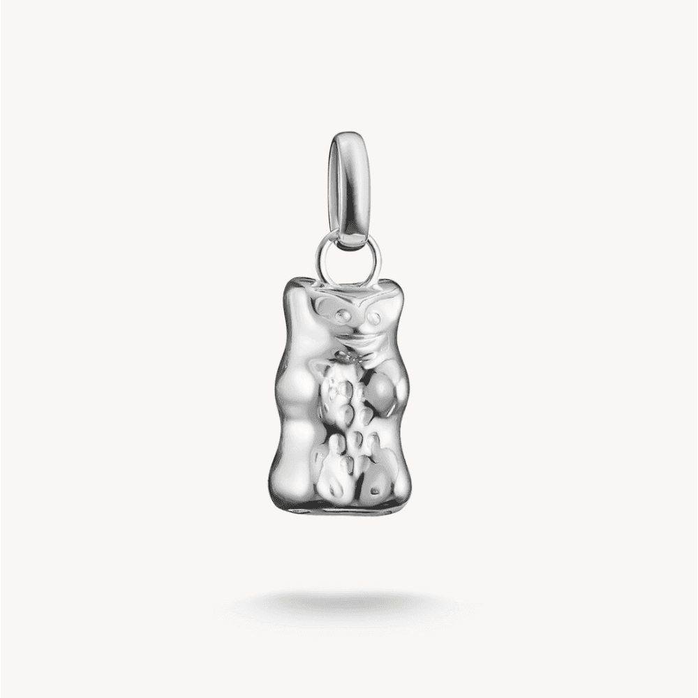 Charm Pendant Goldbear Connect Silver