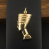 18ct Yellow Gold Nefertiti Pendant 5.8g