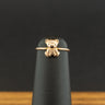 18ct Yellow Gold Teddy Bear Ring 1.1g Size C