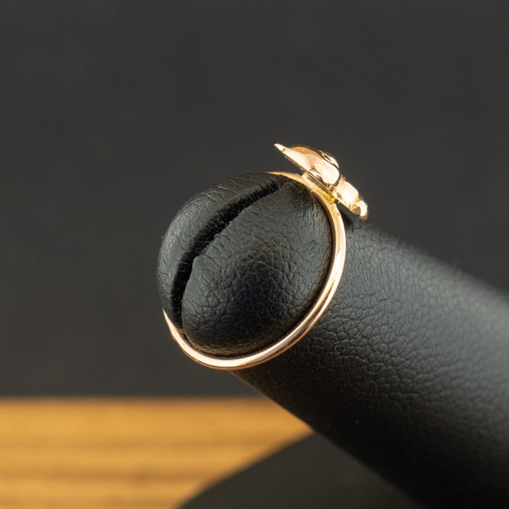 18ct Yellow Gold Teddy Bear Ring 1.1g Size C