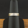 9ct Yellow Gold Cubic Zirconia Ring Size L 1/2 3.6g