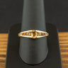 9ct Yellow Gold Citrine Ring Size S 2.4g