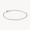 Charm Bracelet Paperclip Silver