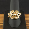 9ct Yellow Gold Knot Ring Size U 13.6g