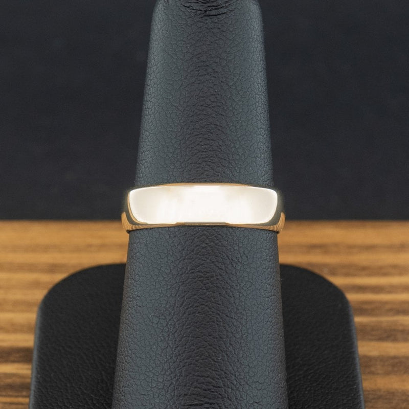 9ct Yellow Gold 5.1mm Band Ring Size M 2.4g