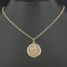 9ct Yellow Gold 15 Inch St Christopher Necklace 7.4g