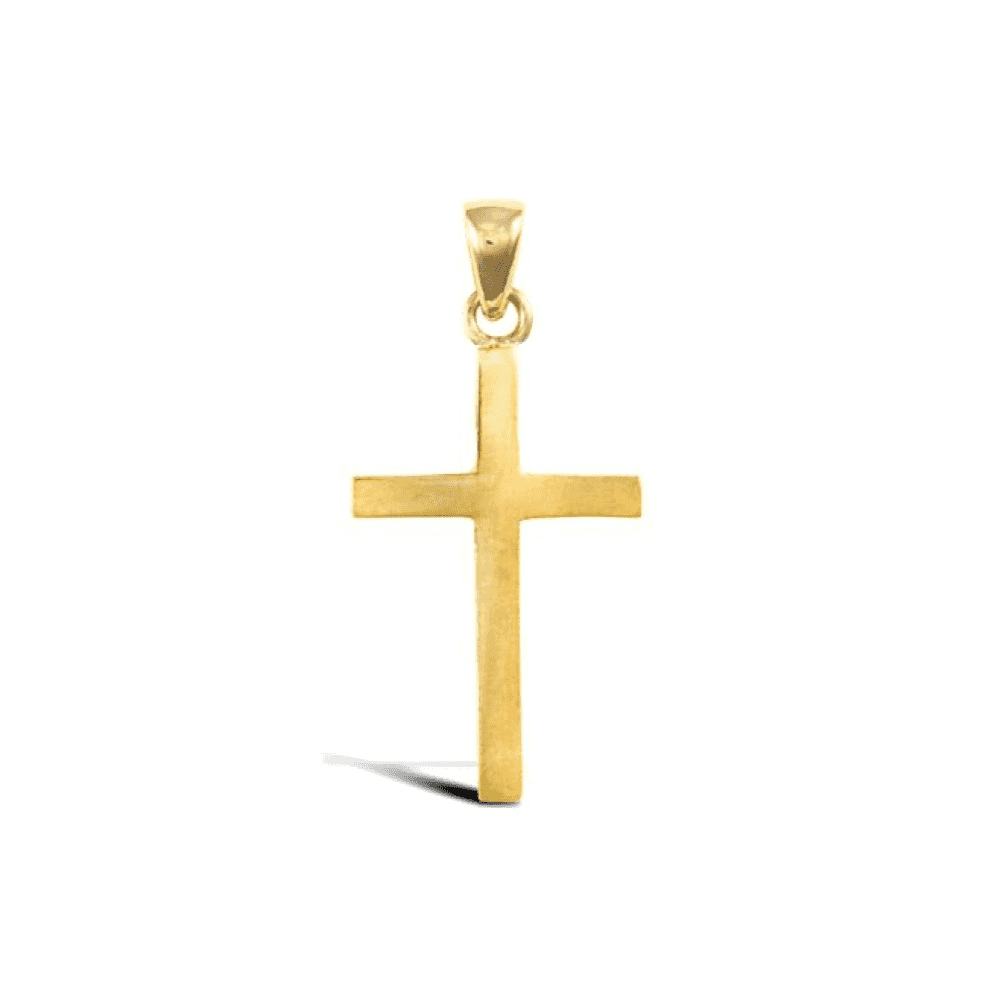 9ct Yellow Gold Cross Pendant