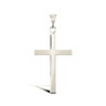 9ct White Gold Cross Pendant