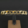 9ct Yellow Gold Heavy 8 Inch Curb Chain Bracelet 29.5g