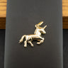 9ct Yellow Gold Unicorn Charm 0.8g