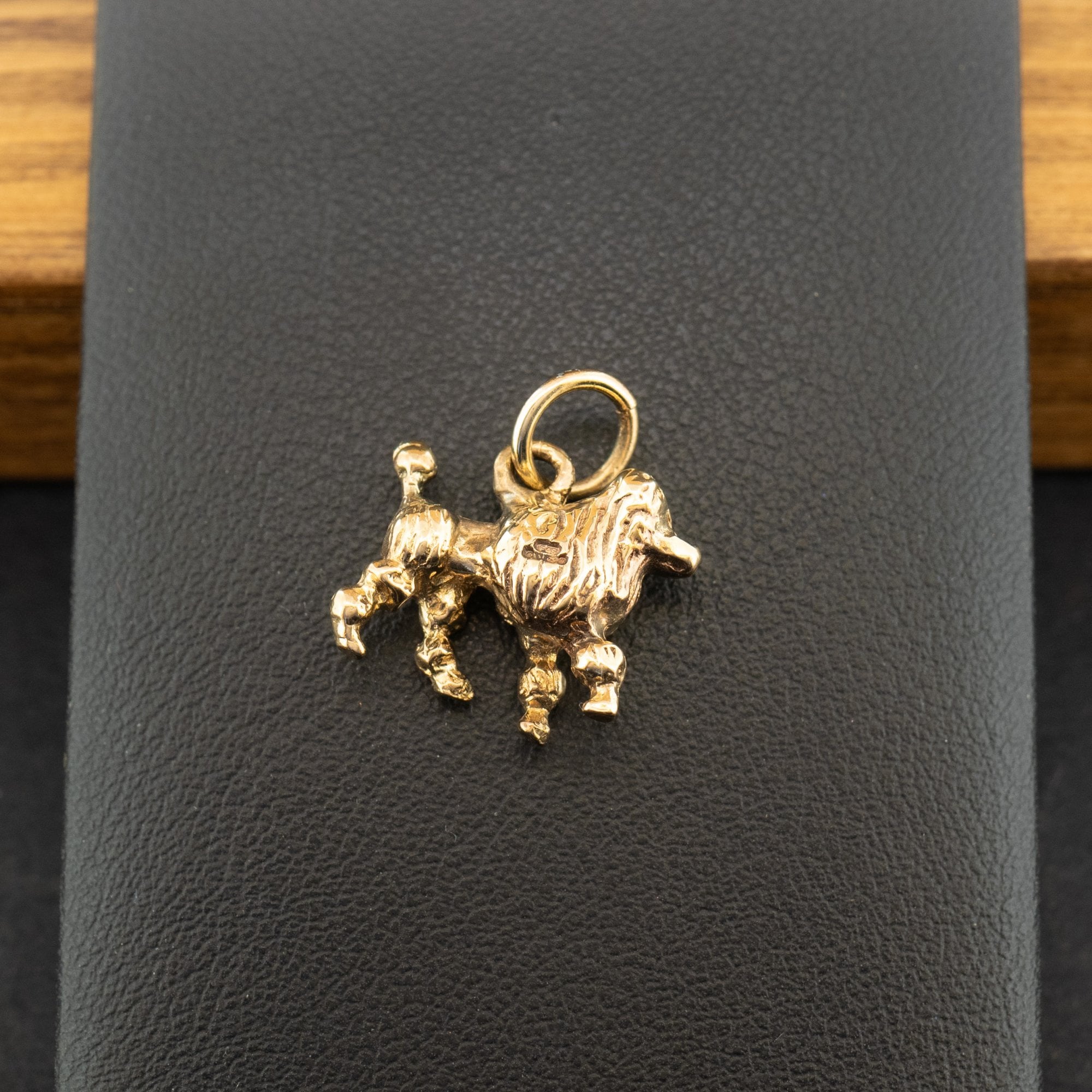 9ct Yellow Gold Poodle Charm 3.6g