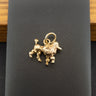9ct Yellow Gold Poodle Charm 3.6g