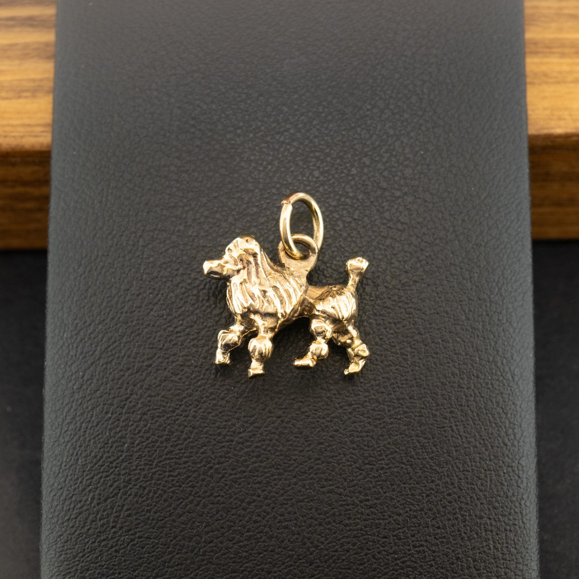 9ct Yellow Gold Poodle Charm 3.6g