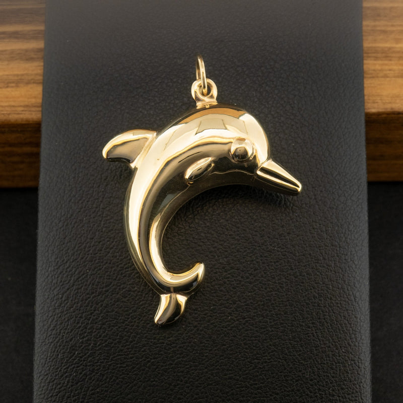 9ct Yellow Gold Dolphin Charm 2.1g
