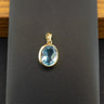 9ct Yellow Gold 3.9ct Topaz Pendant 1.7g