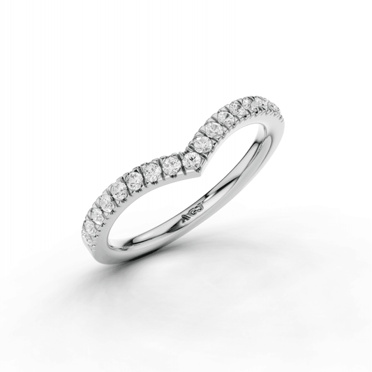 Diamond Micro Set Wishbone 2mm Band 40% Coverage