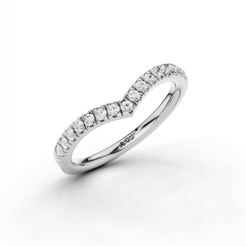 Diamond Micro Set Wishbone 2mm Band 40% Coverage