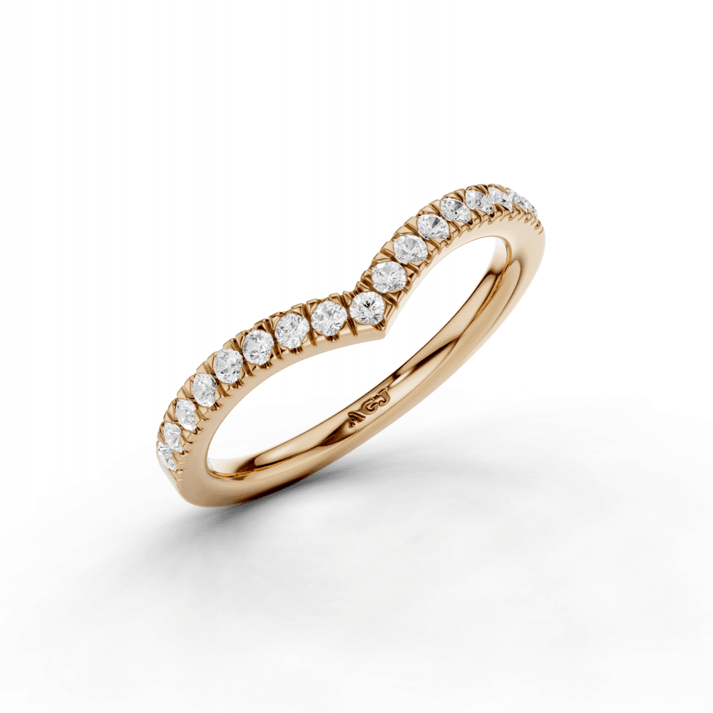 Diamond Micro Set Wishbone 2mm Band 40% Coverage
