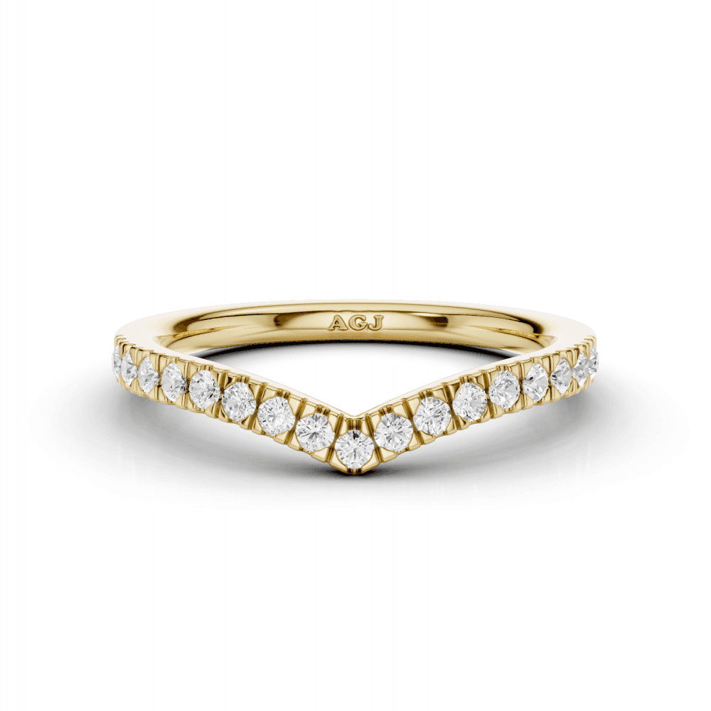 Diamond Micro Set Wishbone 2mm Band 40% Coverage